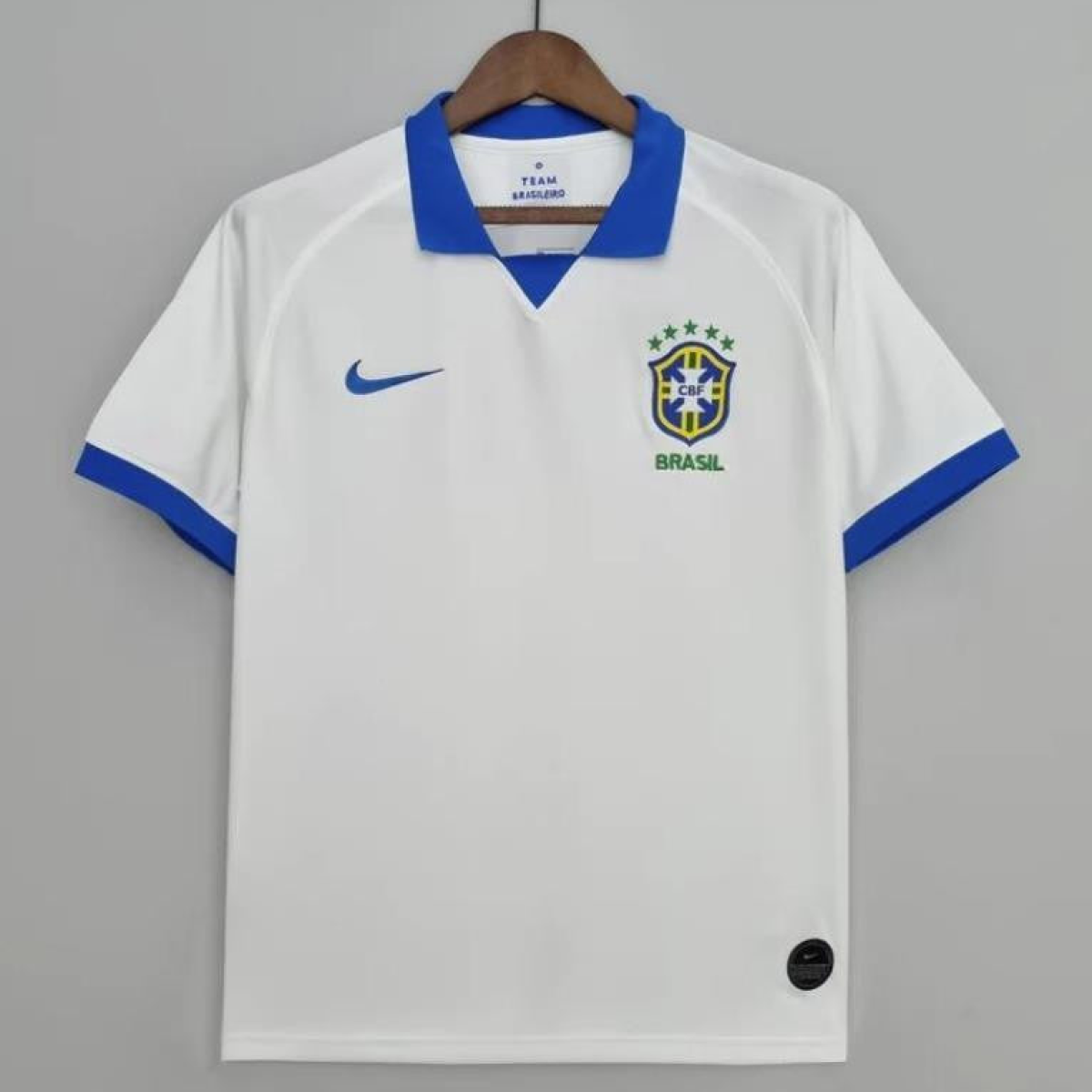 Retro 2019 Brazil Away White Jersey