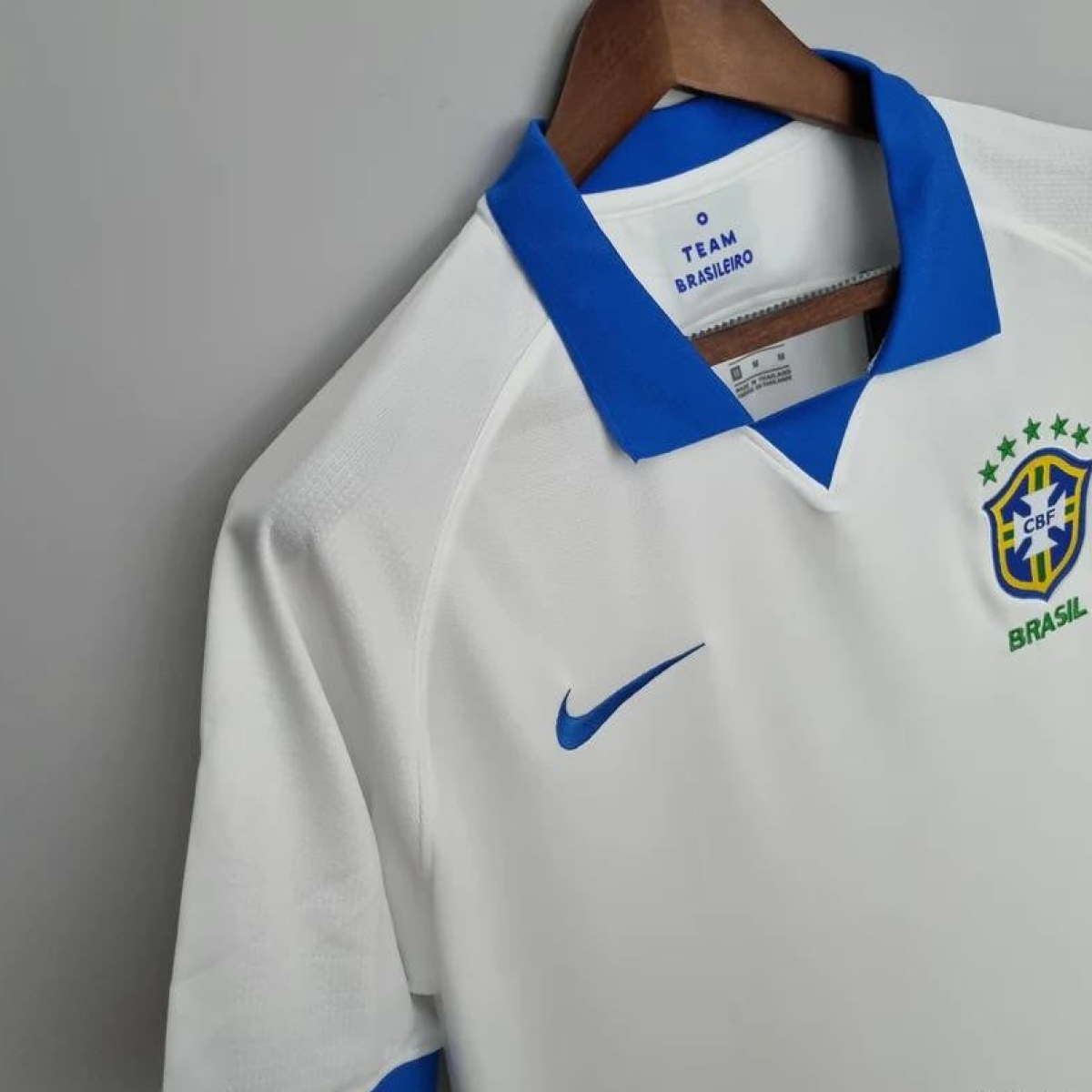 Retro 2019 Brazil Away White Jersey