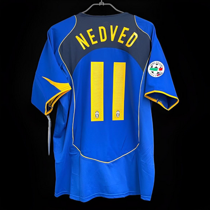 Retro 04/05 Juventus Away Blue Jersey
