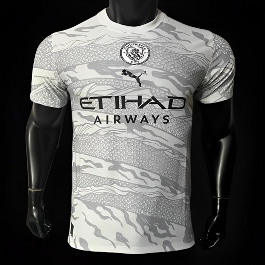 Player Version 24/25 Manchester City Puma Year of the Dragon White Jersey