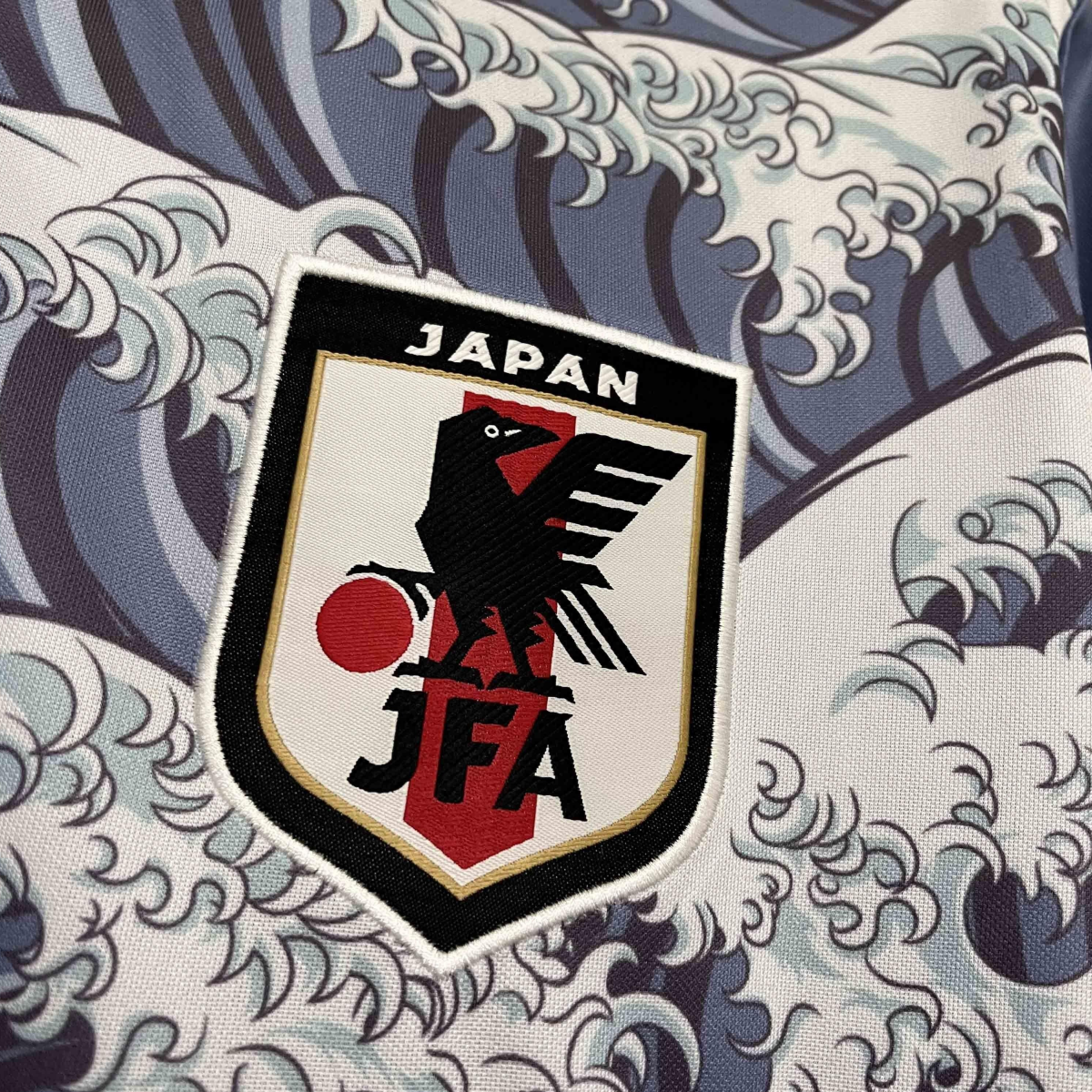 2024Japan Blue The Great Wave off Kanagawa Concept Training Jersey