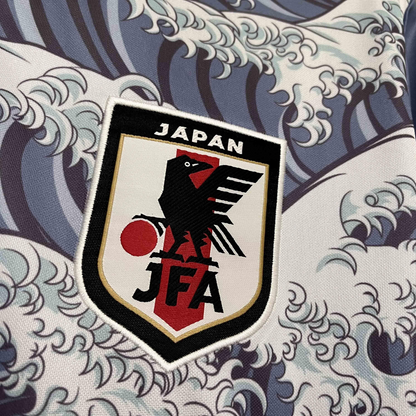 2024Japan Blue The Great Wave off Kanagawa Concept Training Jersey