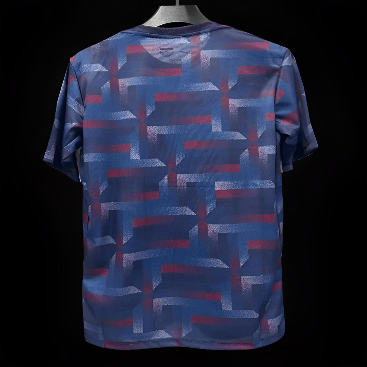 2024 England Navy Grid Special Training Jersey