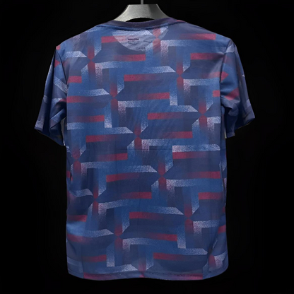 2024 England Navy Grid Special Training Jersey