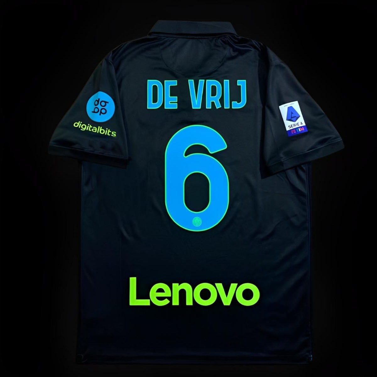 Retro 21/22 Inter Milan Third Black Jersey