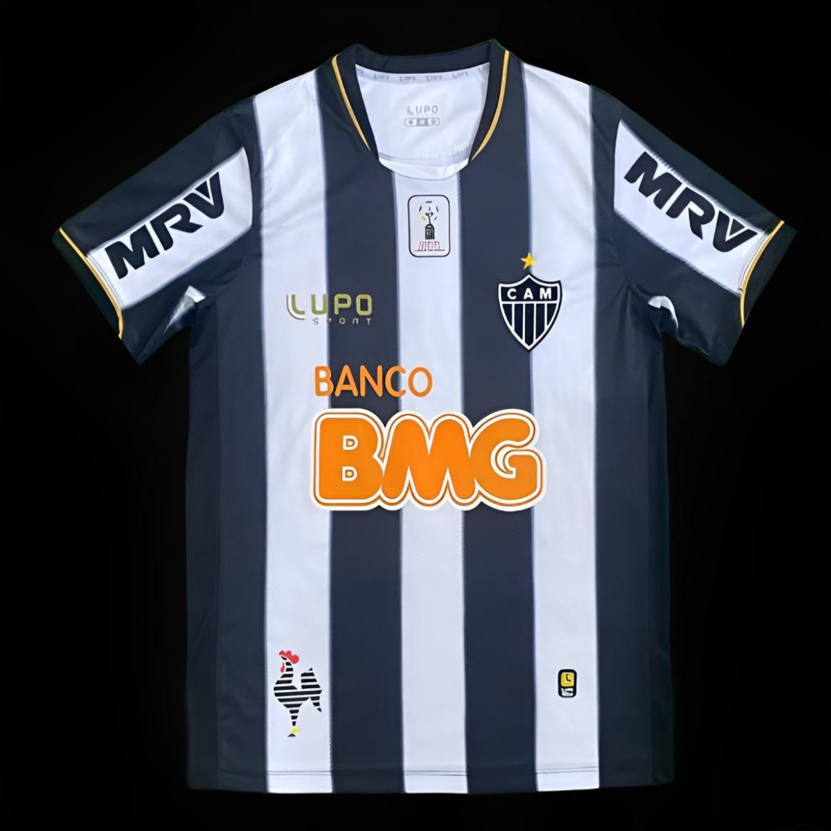 Retro13/14 Atletico Mineiro Home Jersey With Chest Patch