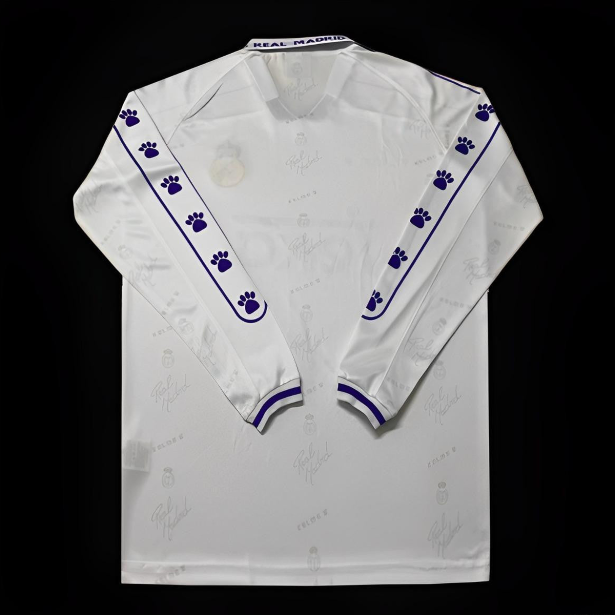 Retro 95/96 Real Madrid Home Long Sleeve Jersey