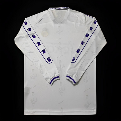 Retro 95/96 Real Madrid Home Long Sleeve Jersey