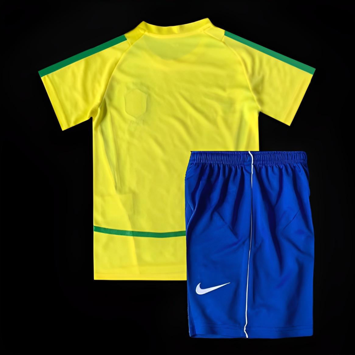 Retro Kids 2002 Brazil Home Jersey