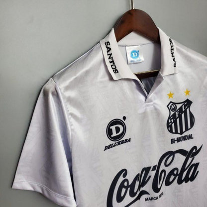 Retro 93/94 Santos Home Jersey
