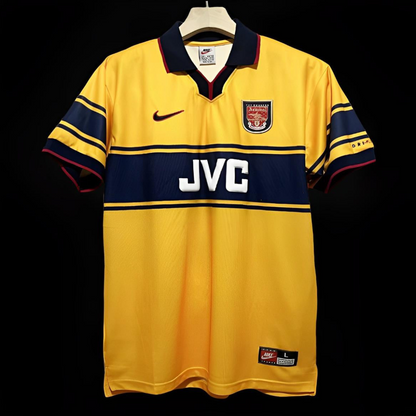 Retro 97/99 Arsenal Away Yellow Jersey