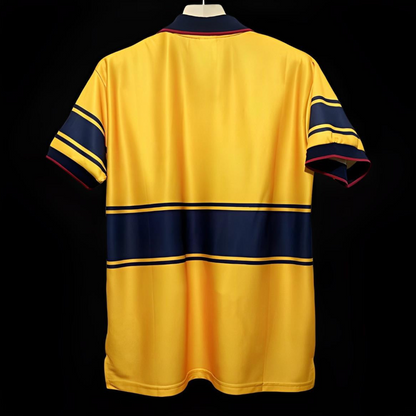 Retro 97/99 Arsenal Away Yellow Jersey