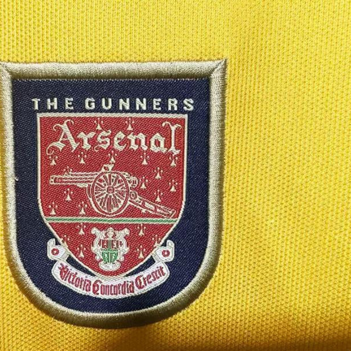 Retro 97/99 Arsenal Away Yellow Jersey