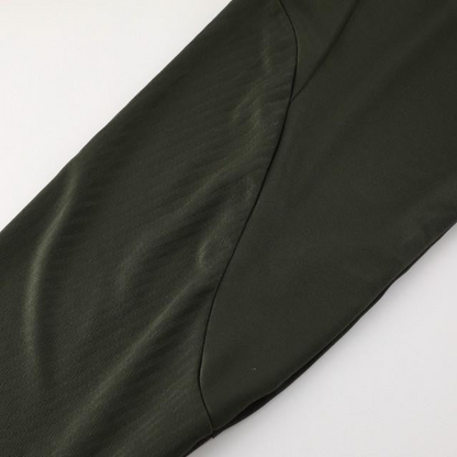 23/24 Barcelona Beige Green Half Zipper Jacket+Pants