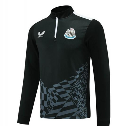 23/24 Newcastle United Black Half Zipper Jacket+Pants