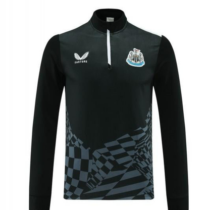 23/24 Newcastle United Black Half Zipper Jacket+Pants