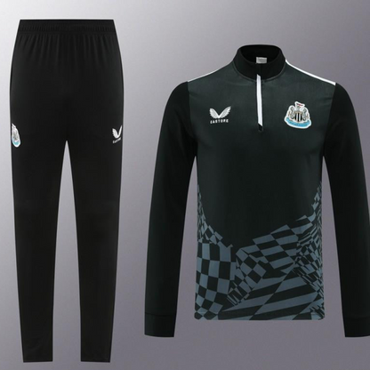 23/24 Newcastle United Black Half Zipper Jacket+Pants