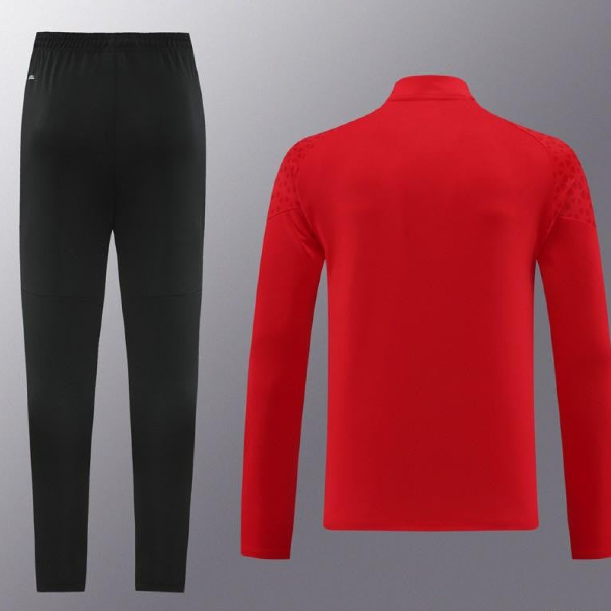 23/24 AC Milan Red Half Zipper Jacket+Pants