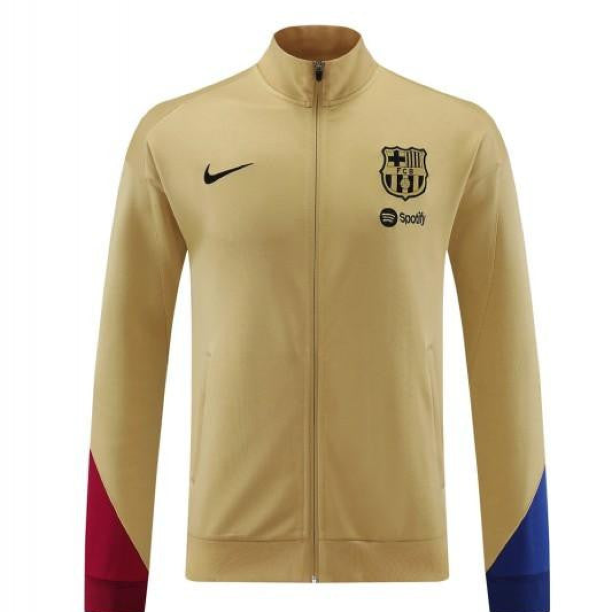 23/24 Barcelona khaki Full Zipper Jacket+Pants