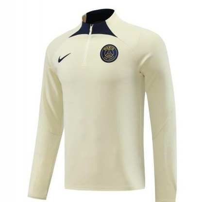 23/24 PSG Yellow Half Zipper Jacket+Pants