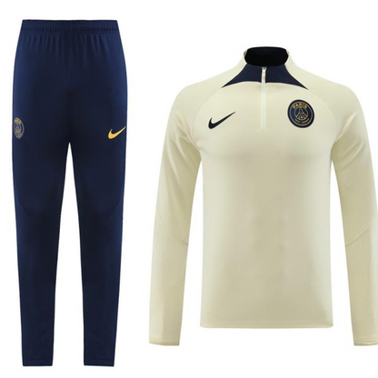 23/24 PSG Yellow Half Zipper Jacket+Pants
