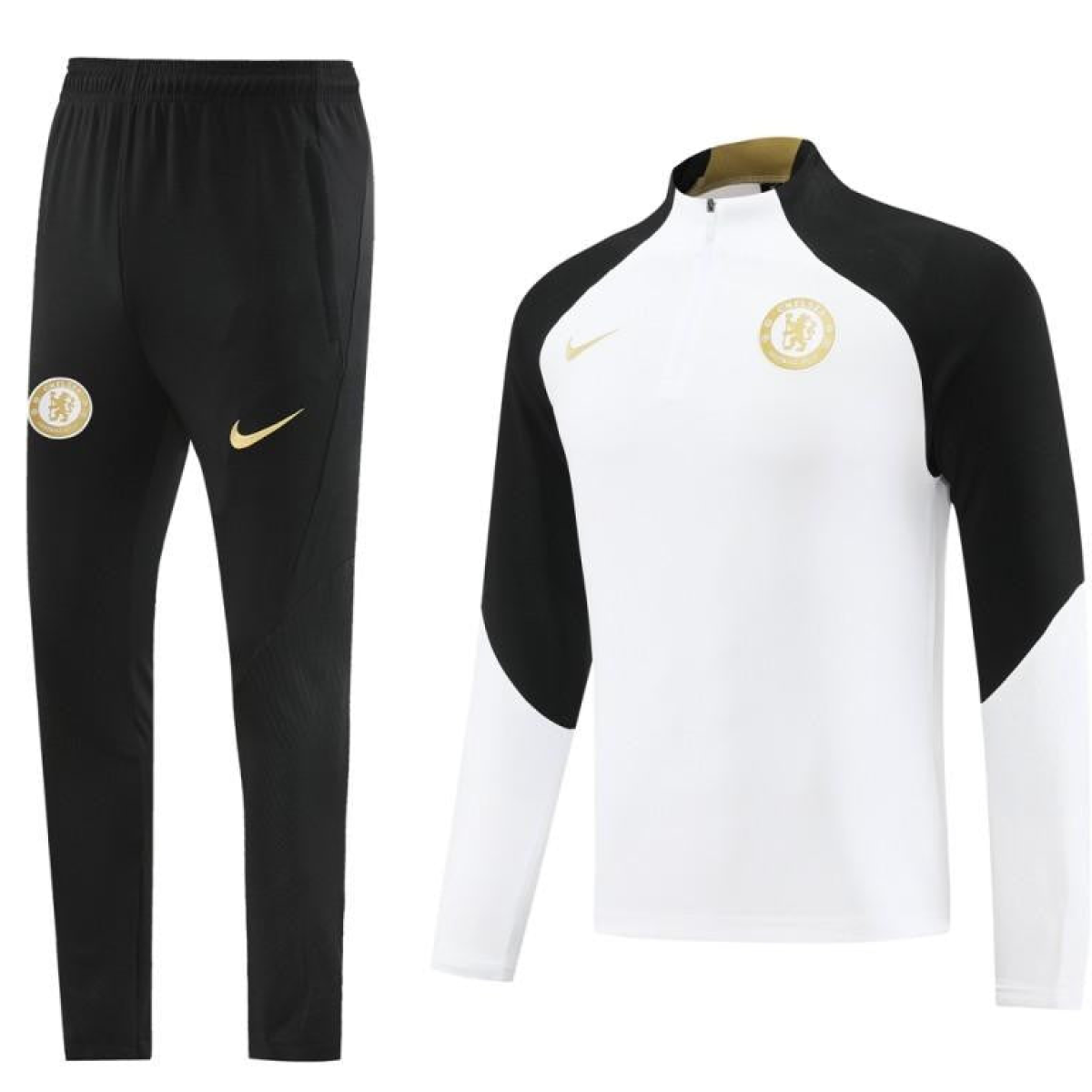 23/24 Chelsea White  Half Zipper Jacket+Pants
