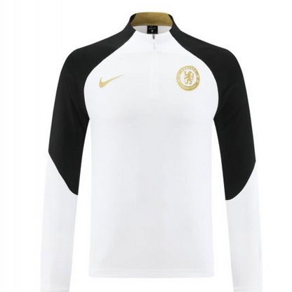 23/24 Chelsea White  Half Zipper Jacket+Pants