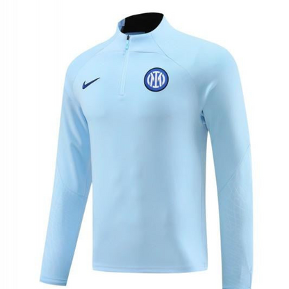 23/24 Inter Milan Light Blue Half Zipper Jacket+Pants