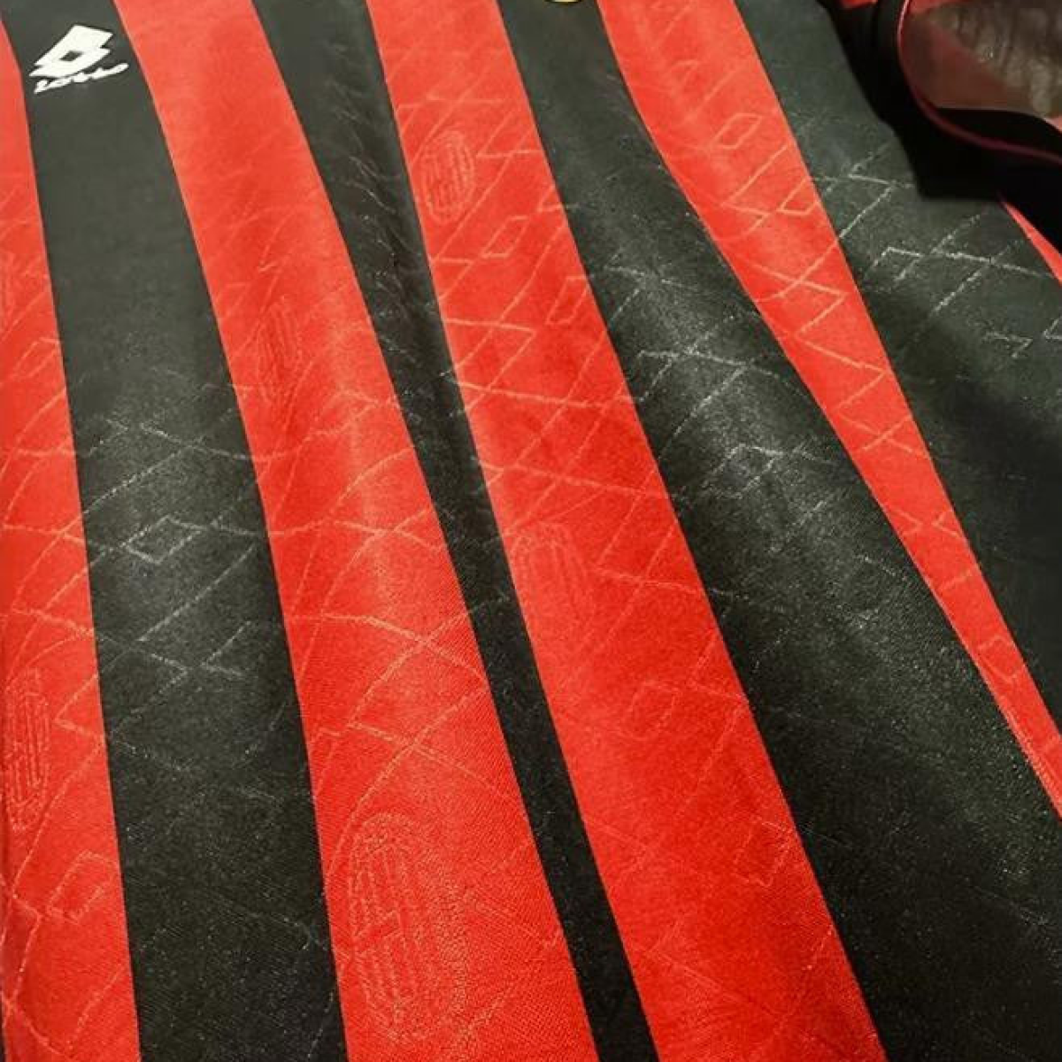 Retro 93/94 AC Milan Home Champion League Jersey With Patches