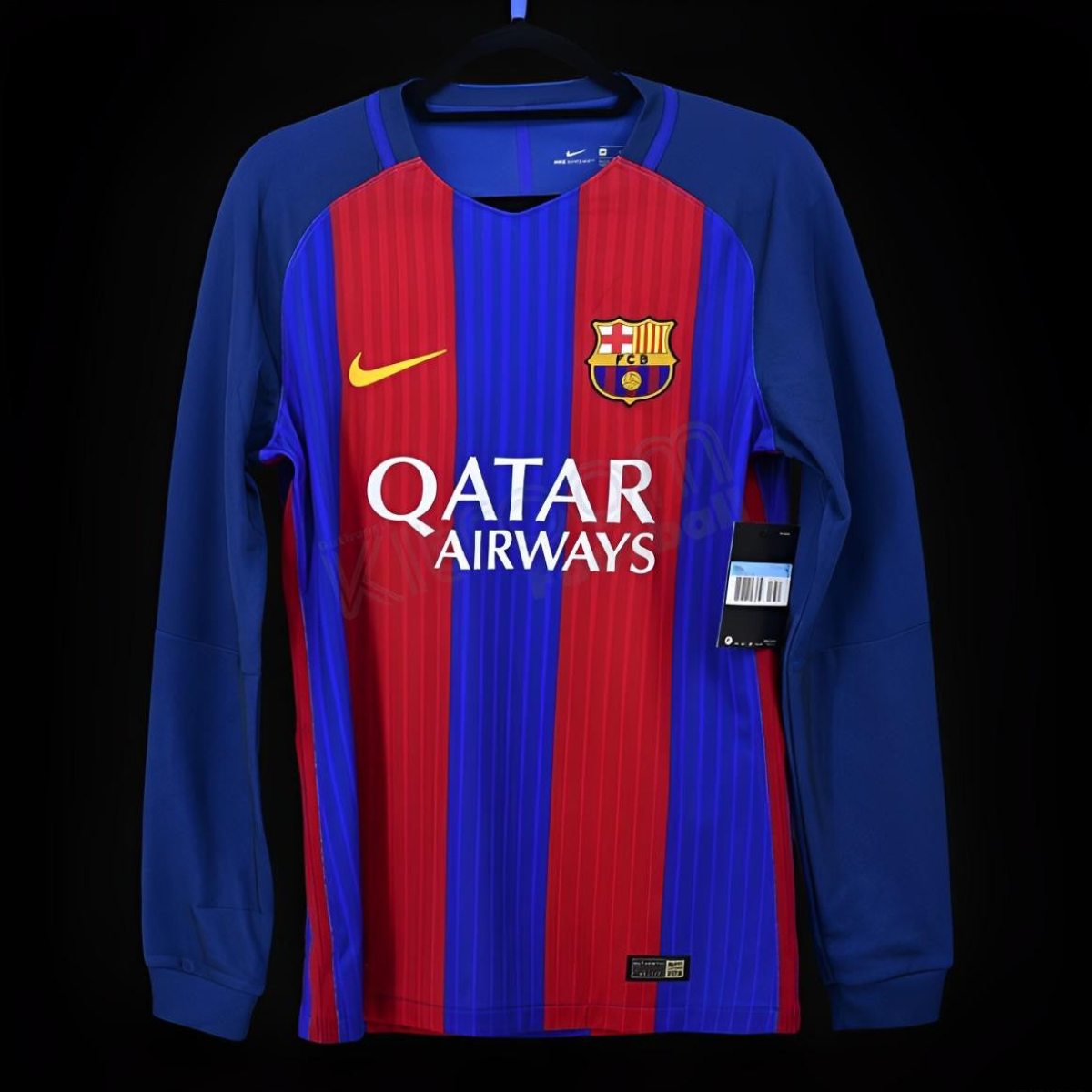 Retro 16/17 Barcelona Home Long Sleeve Jersey