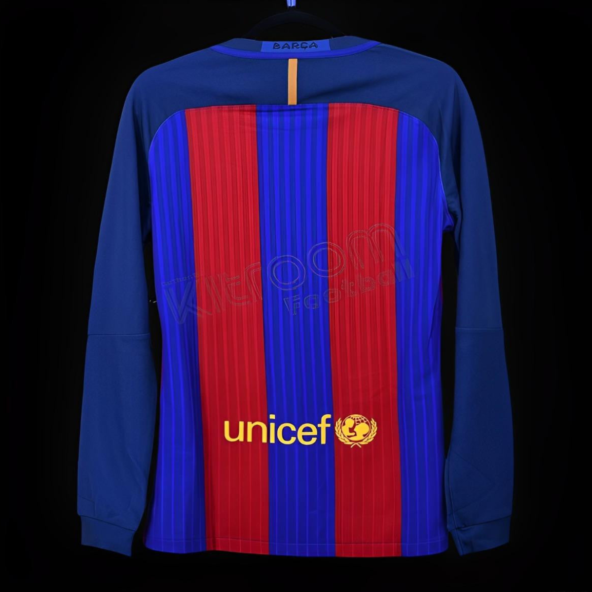 Retro 16/17 Barcelona Home Long Sleeve Jersey