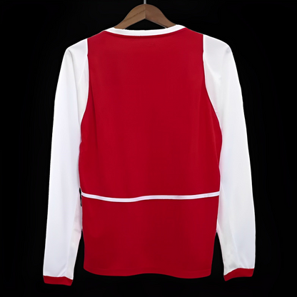 Retro 02/04 Arsenal Home Long Sleeve Jersey