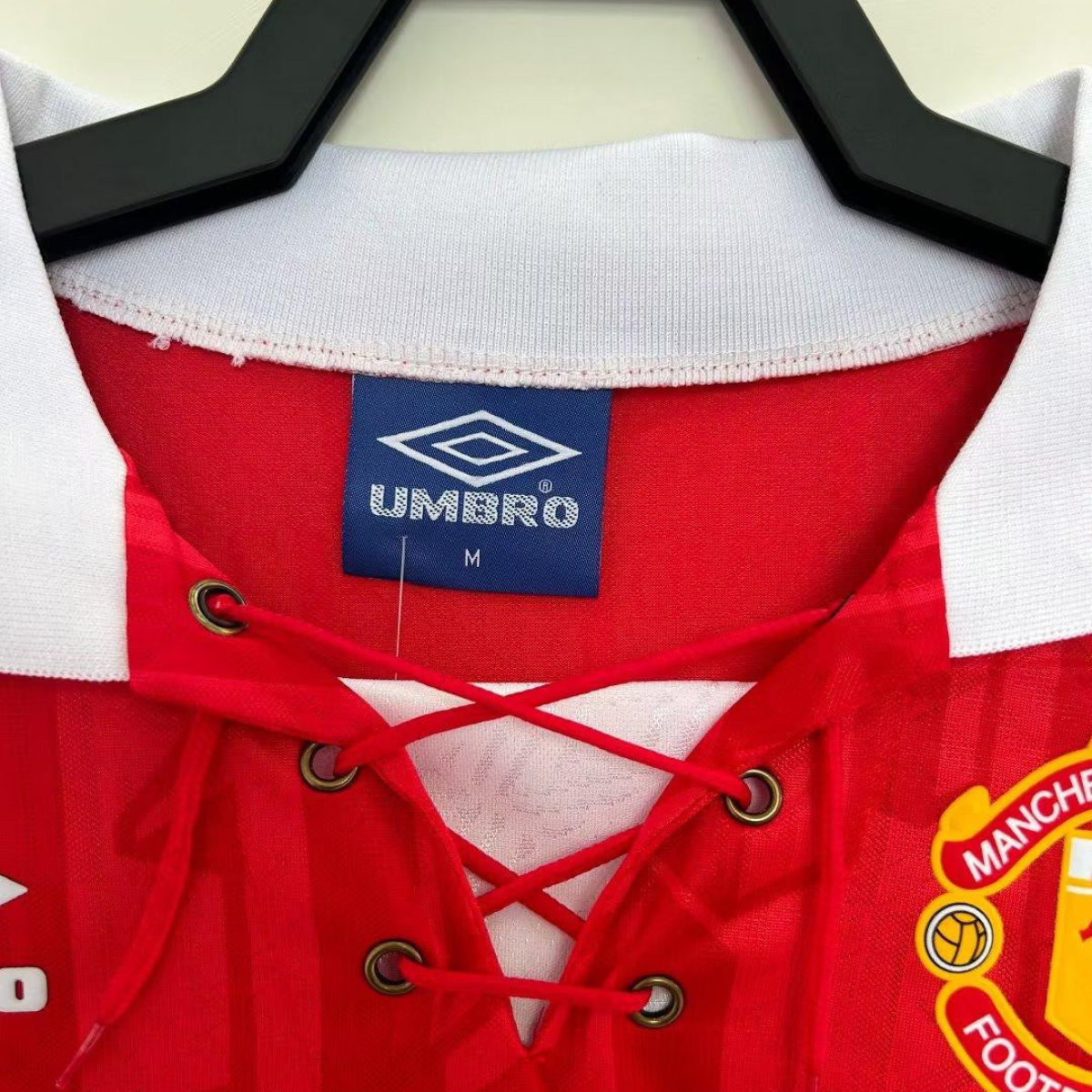 Retro 93/94 Manchester United Home Long Sleeve Jersey