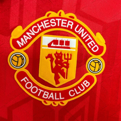 Retro 93/94 Manchester United Home Long Sleeve Jersey