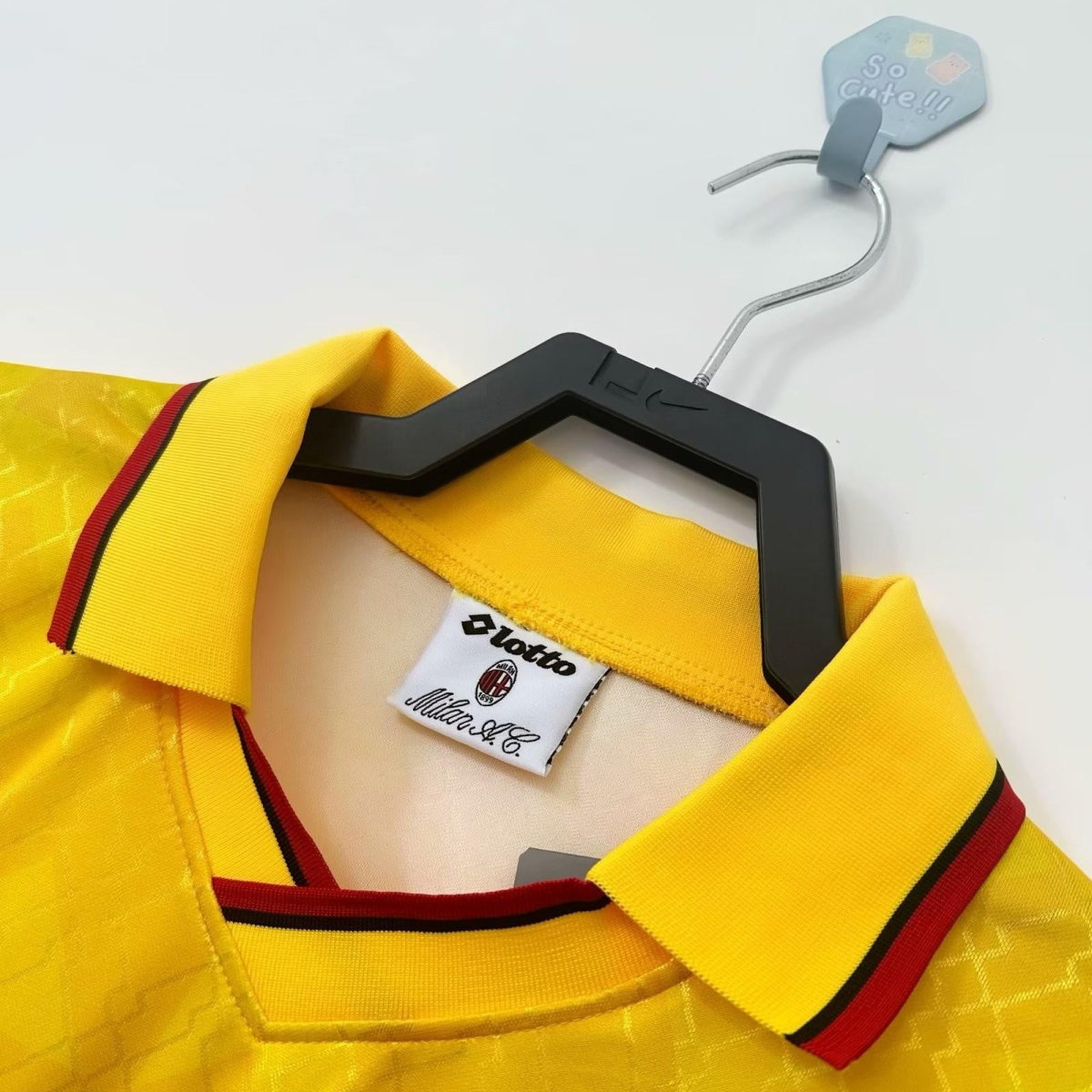 Retro 95/96 AC Milan Third Yellow Jersey
