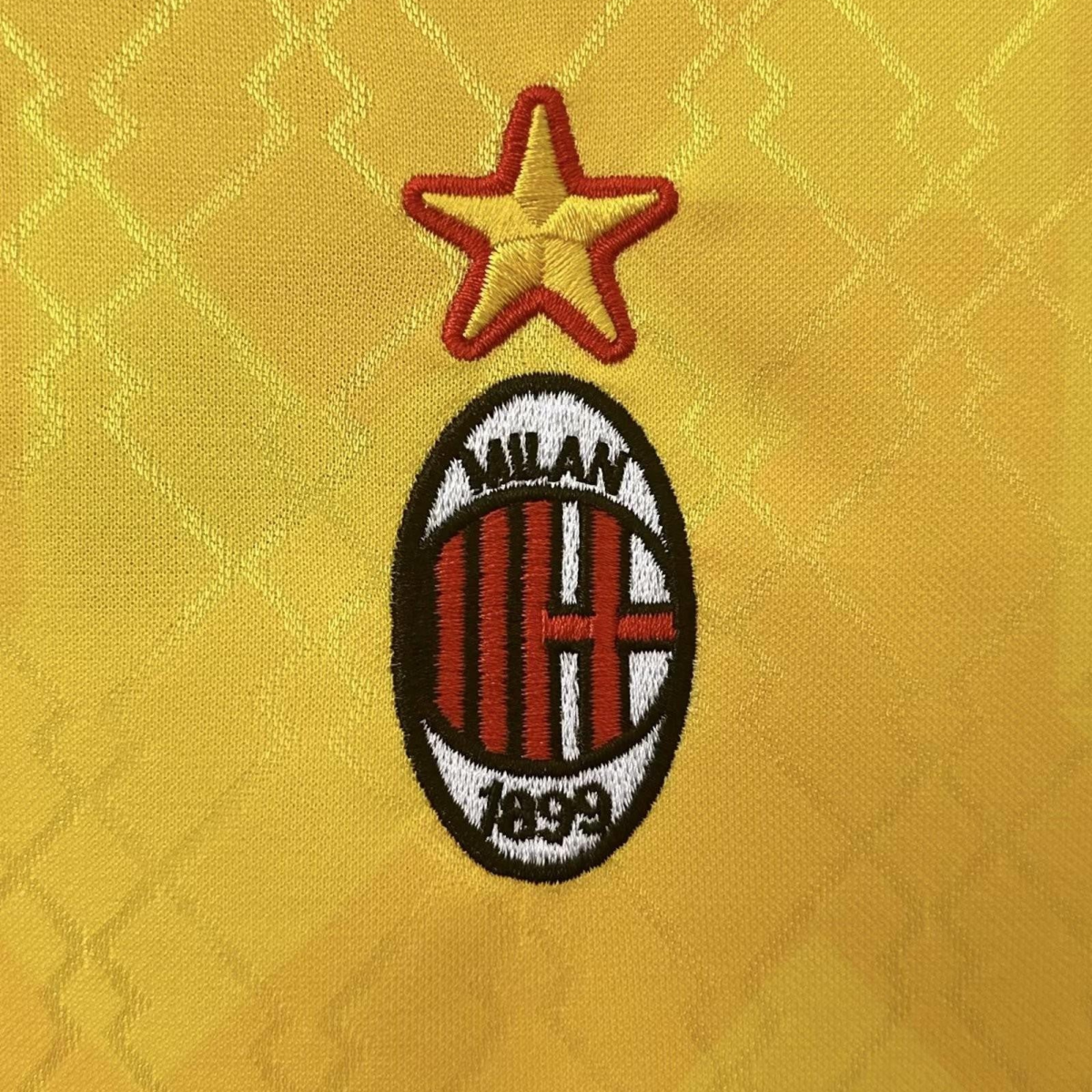Retro 95/96 AC Milan Third Yellow Jersey