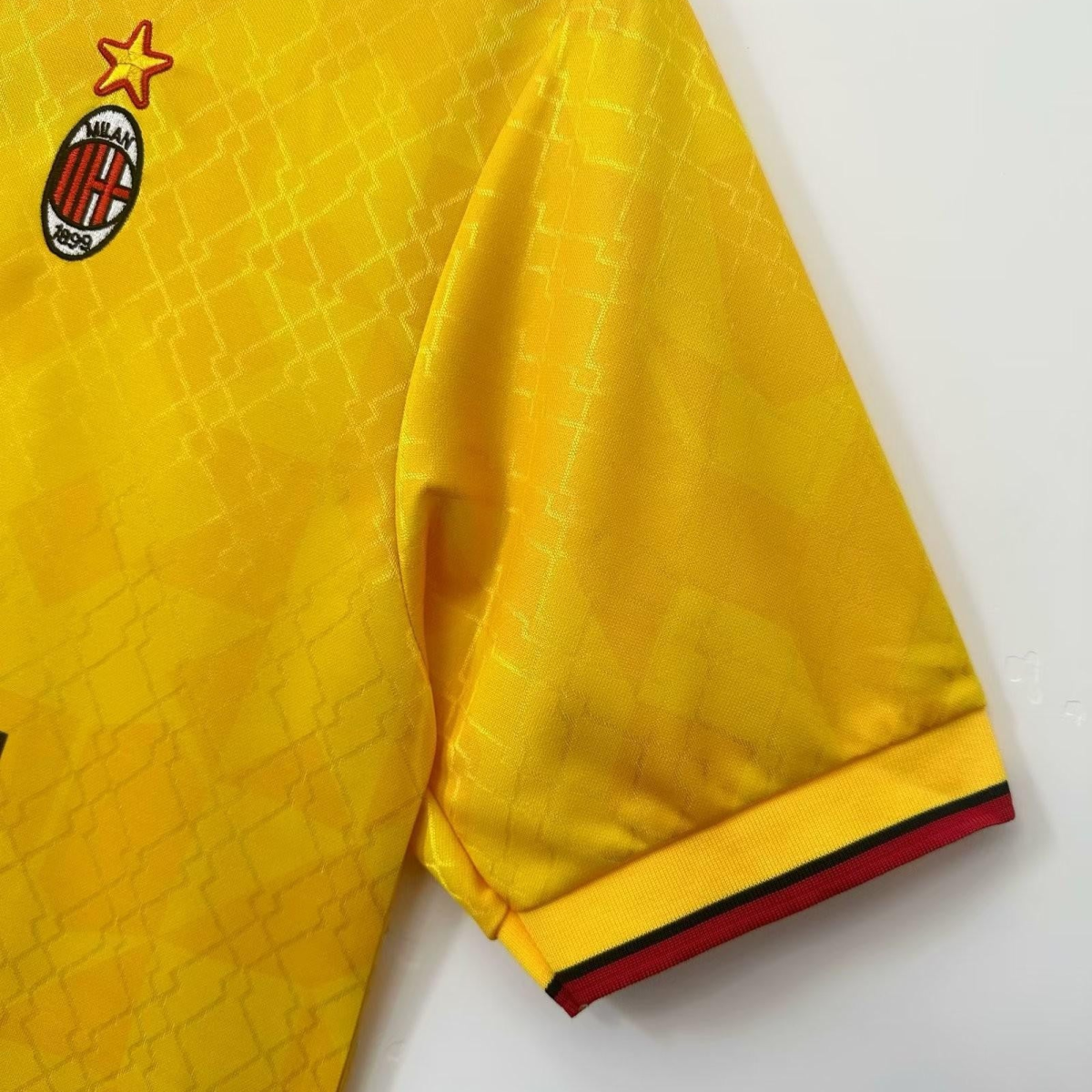 Retro 95/96 AC Milan Third Yellow Jersey