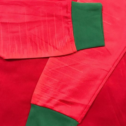 Retro 2018 Portugal Home Long Sleeve Jersey