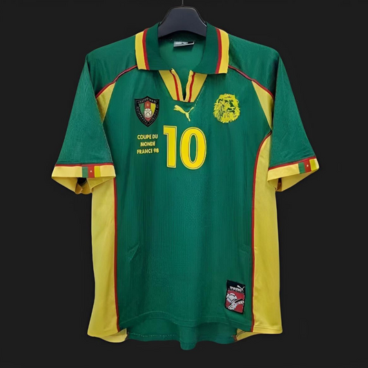 Retro 1998 Cameroon Home Jersey