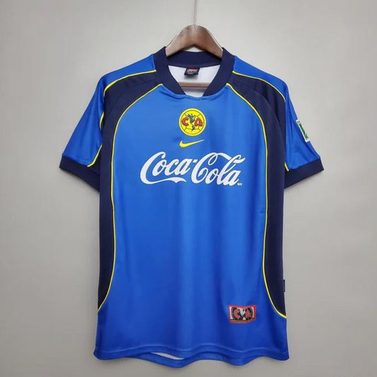 Retro 01/02 Club America Away Blue Jersey