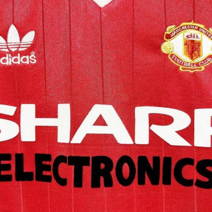 Retro 82/83 Manchester United Home Long Sleeve Jersey
