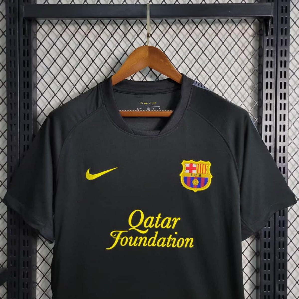 Retro 11/12 Barcelona Black Away Jersey
