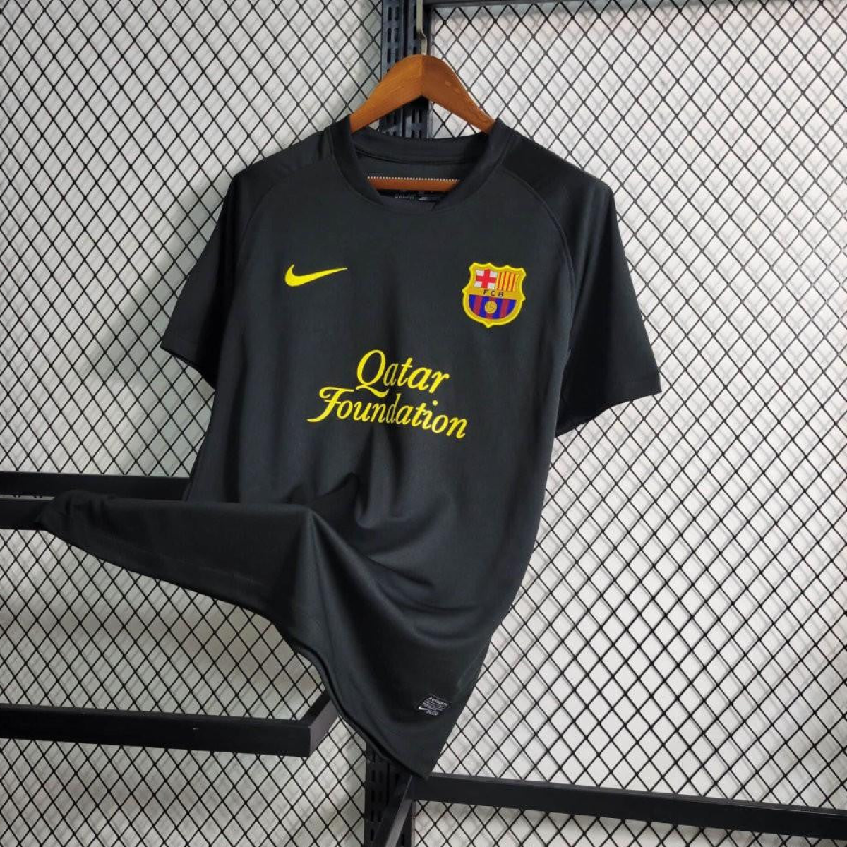 Retro 11/12 Barcelona Black Away Jersey