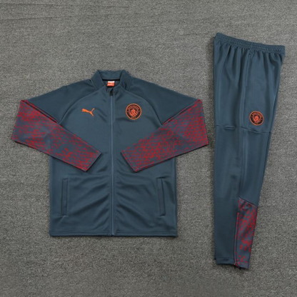 23/24 Manchester City Grey Full Zipper Jacket+Pants