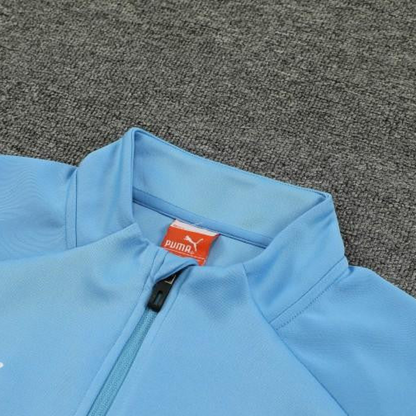 23/24 Manchester City Blue Full Zipper Jacket+Pants