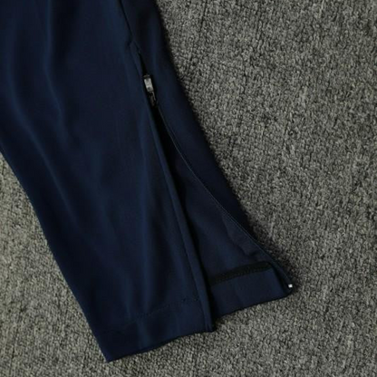 23/24 Al-Nassr Black/Blue Half Zipper Jacket +Pants