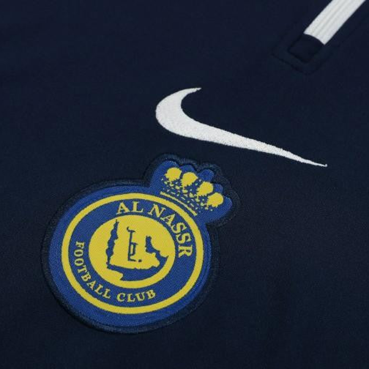 23/24 Al-Nassr Black/Blue Half Zipper Jacket +Pants