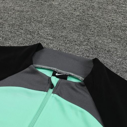 23/24 Chelsea Green/Black Half Zipper Jacket+Pants