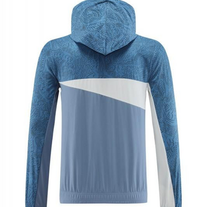 23/24 Brazil Blue Half Zipper Jacket+Pants