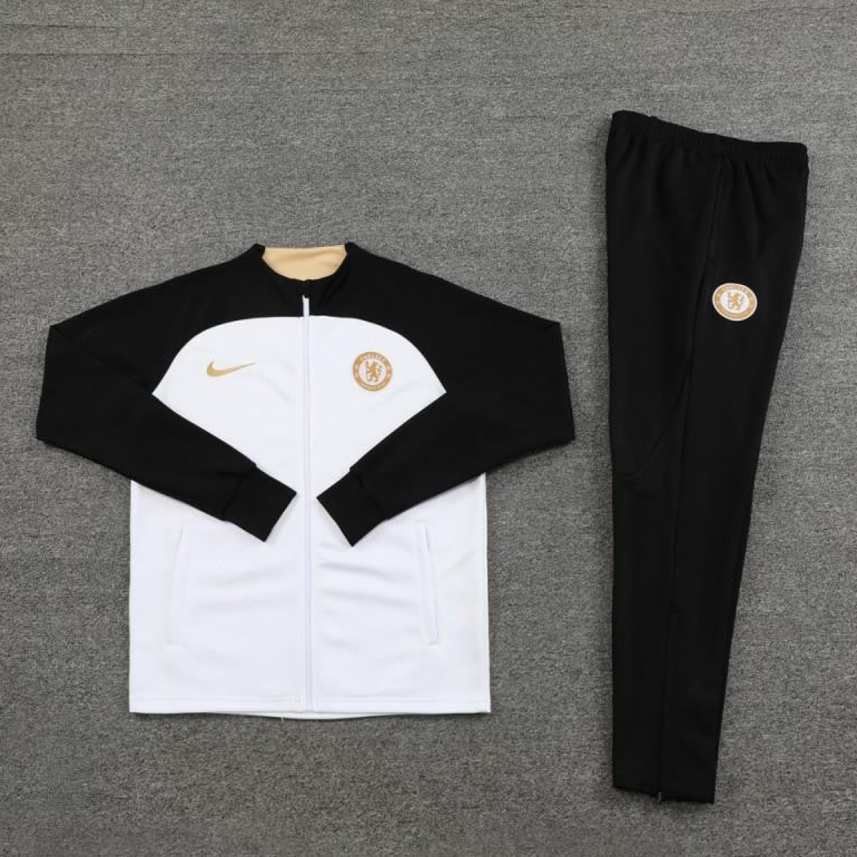 23/24 Chelsea White Full Zipper Jacket+Pants